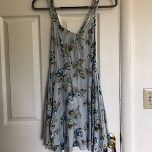 Baby Blue Floral Dress
